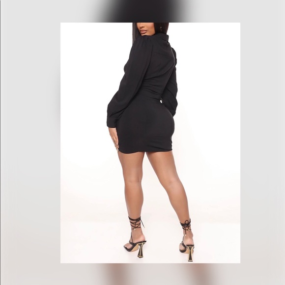 Boss Vision Ruched Shirt Dress - Picture 2 of 3